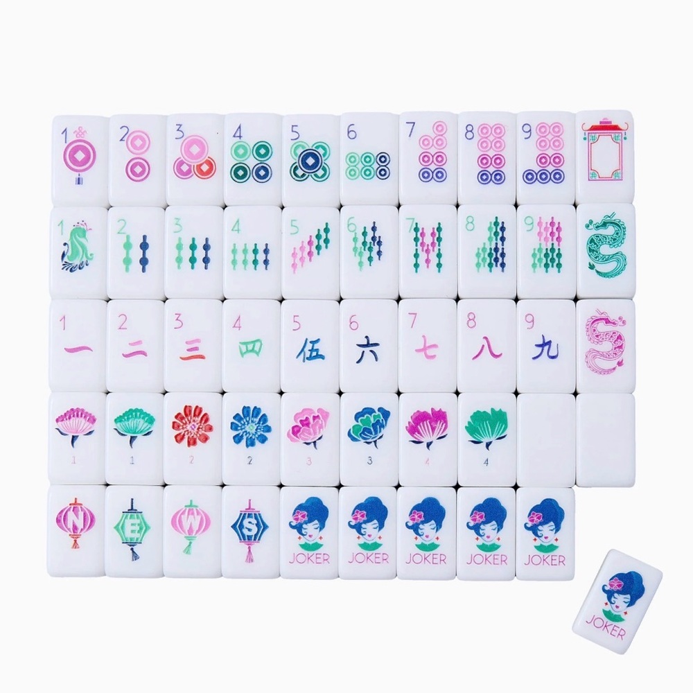 Oh My Mahjong Palm Beach Mahjong Travel Set - Used - Picture 13 of 15
